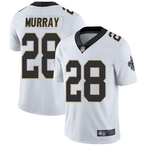 Men New Orleans Saints Limited White Latavius Murray Road Jersey NFL Football #28 Vapor Untouchable Jersey